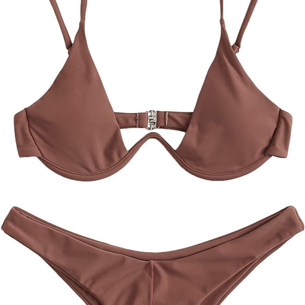 NEVER WORN brown bikini